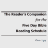 Reader’s Companion – Five Day Bible Reading